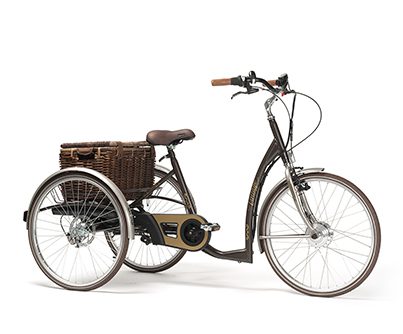 Vermeiren Adults Vintage Classic Tricycle E-Bike