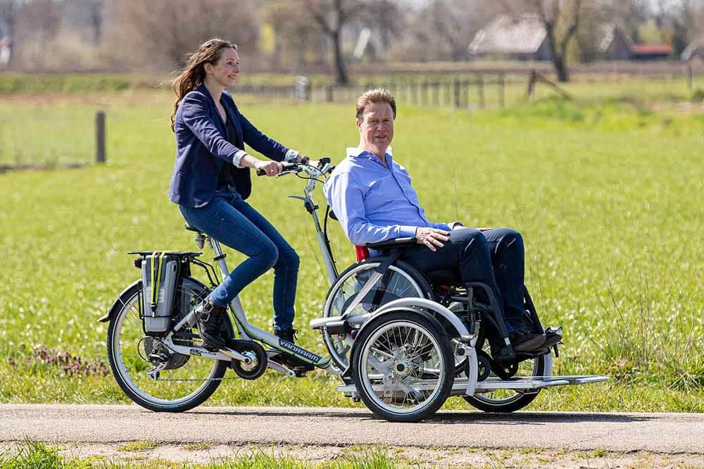 Vanraam VeloPlus Wheelchair Transport Bike
