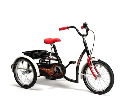 Vermeiren Kids Sporty Fiery Tricycle